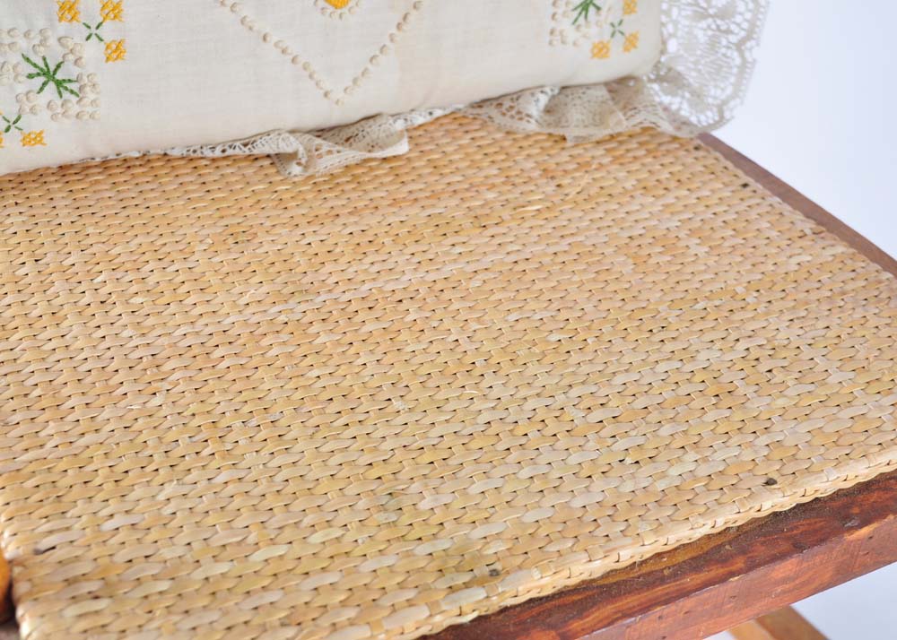 Vintage Child's Rocker with Pillow