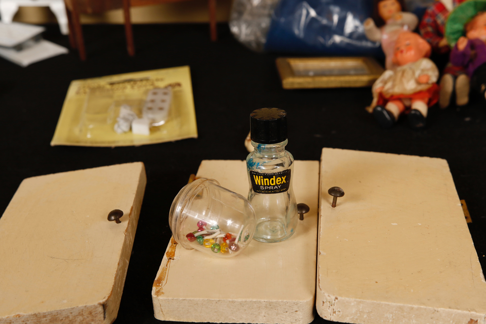 Vintage Doll House with Accessories