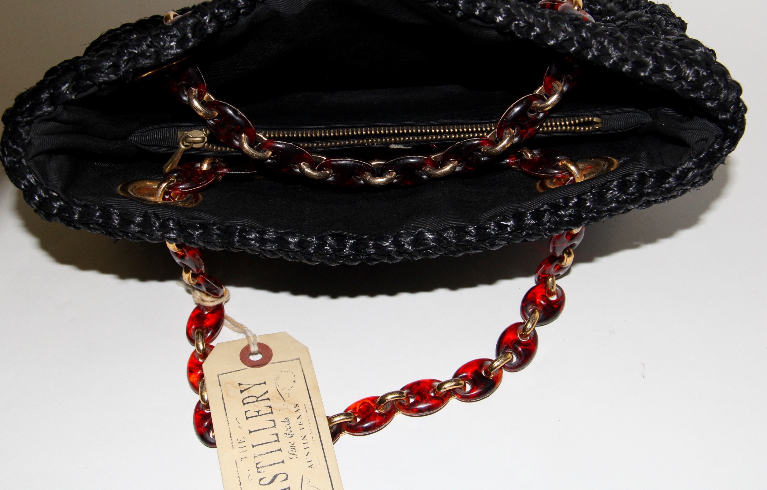 1960s Rosenfeld Raffia Handbag