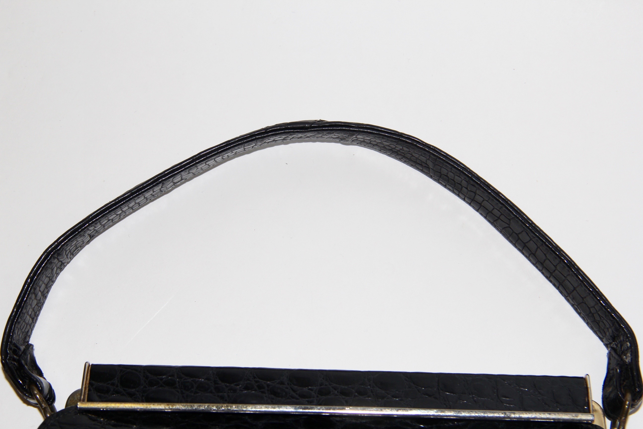 Vintage 1960's Genuine Alligator Handbag