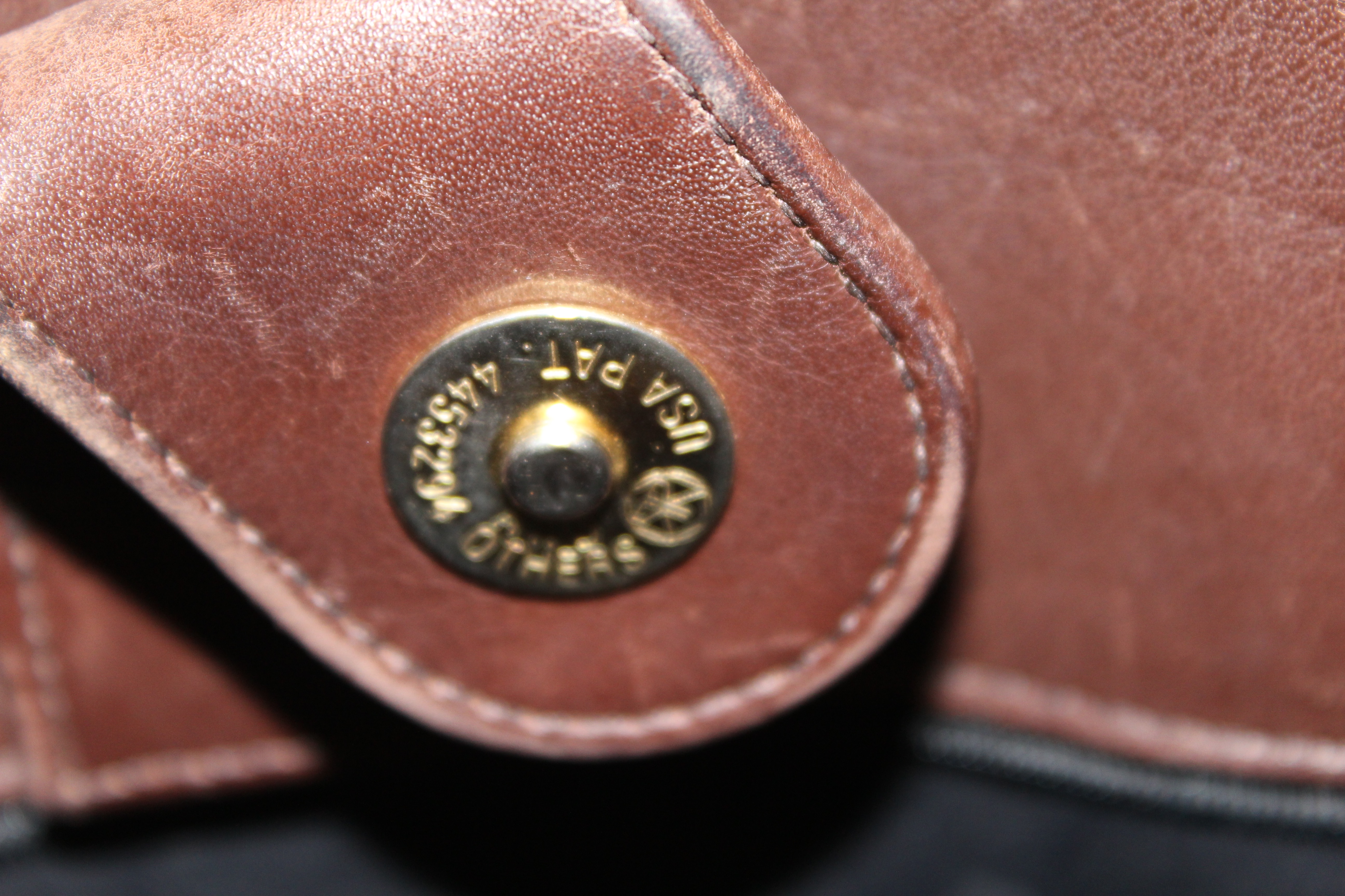 Brown Leather Coach Tote