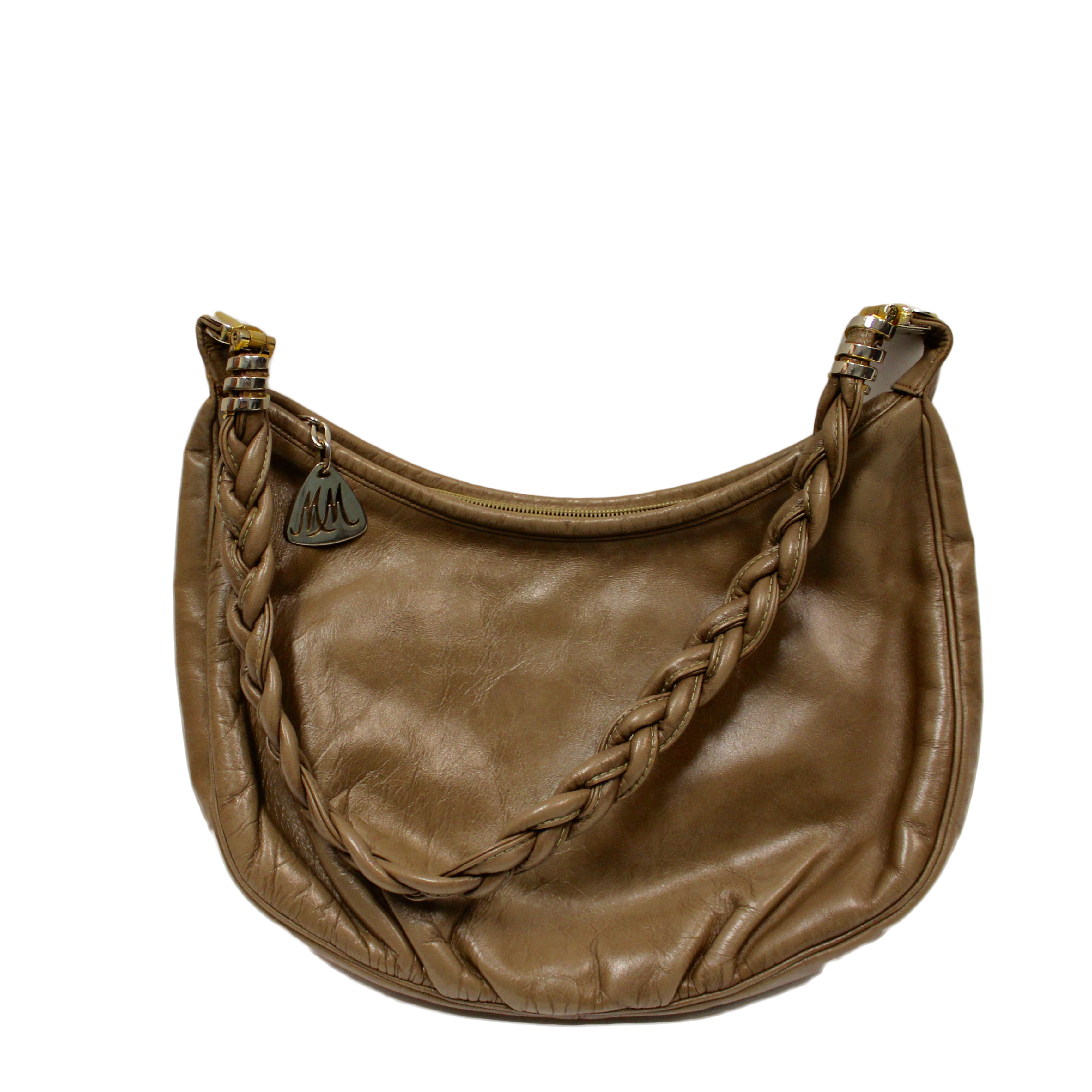 Vintage Morris Moskowitz Leather Shoulder Bag