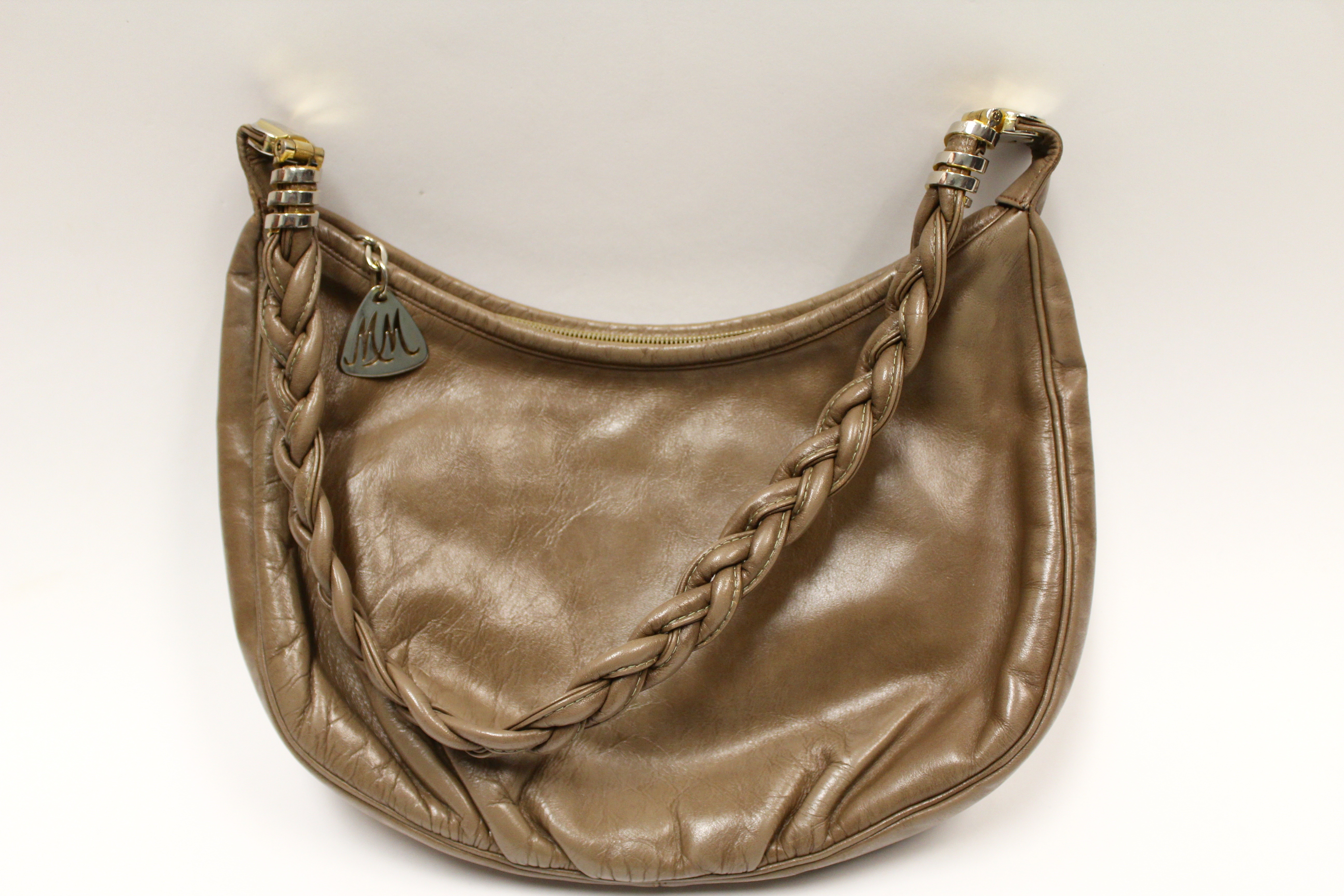Vintage Morris Moskowitz Leather Shoulder Bag