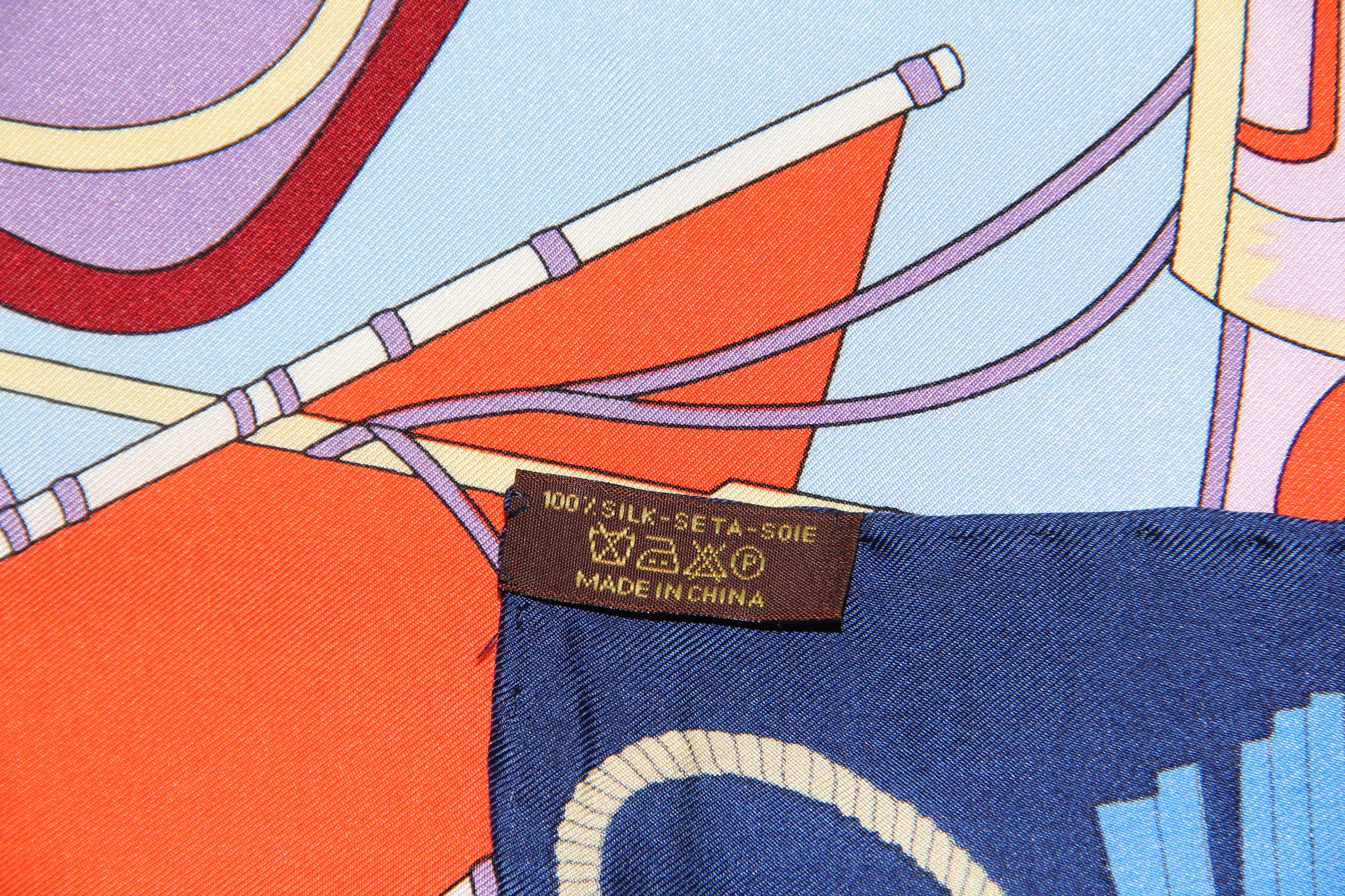 Silk Junk Ship Scarf