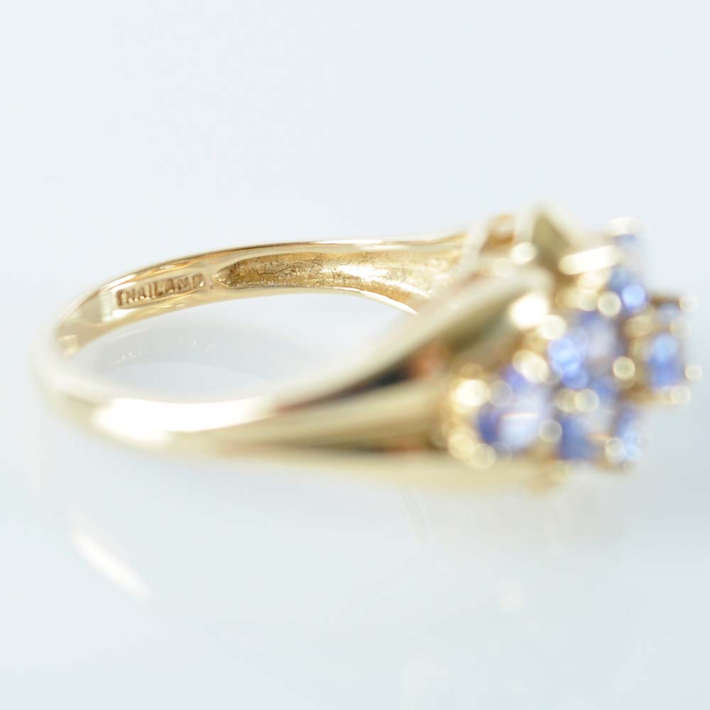 Tanzanite and Gold Ring