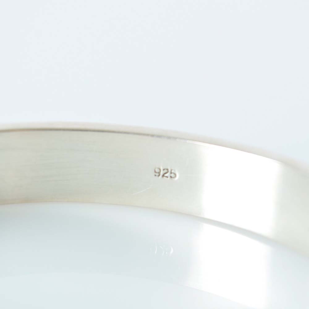 Turquoise and Mother of Pearl Sterling Silver Bracelet