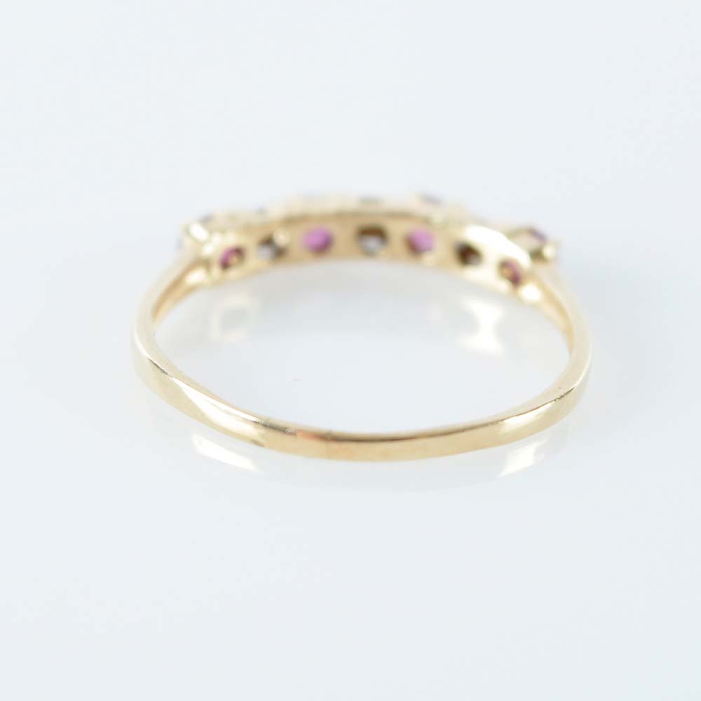 Matching Ruby and Diamond Rings