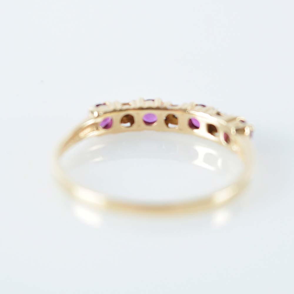 Matching Ruby and Diamond Rings