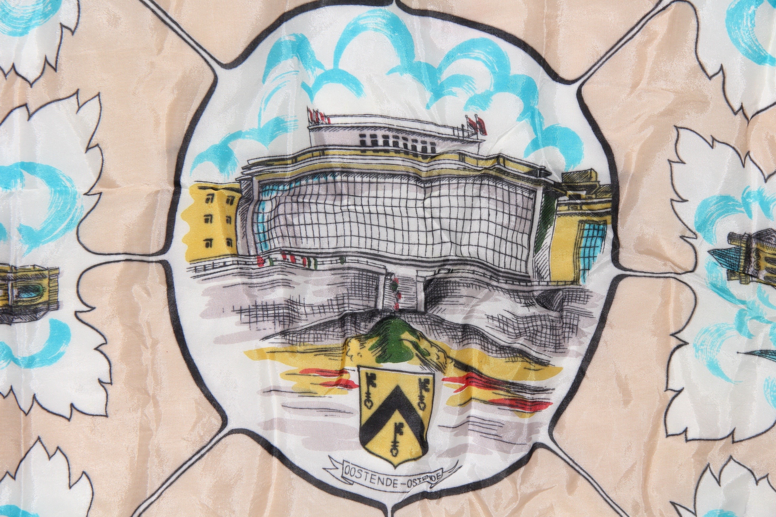 Silk Scarf Featuring Flemish Region of Belgium