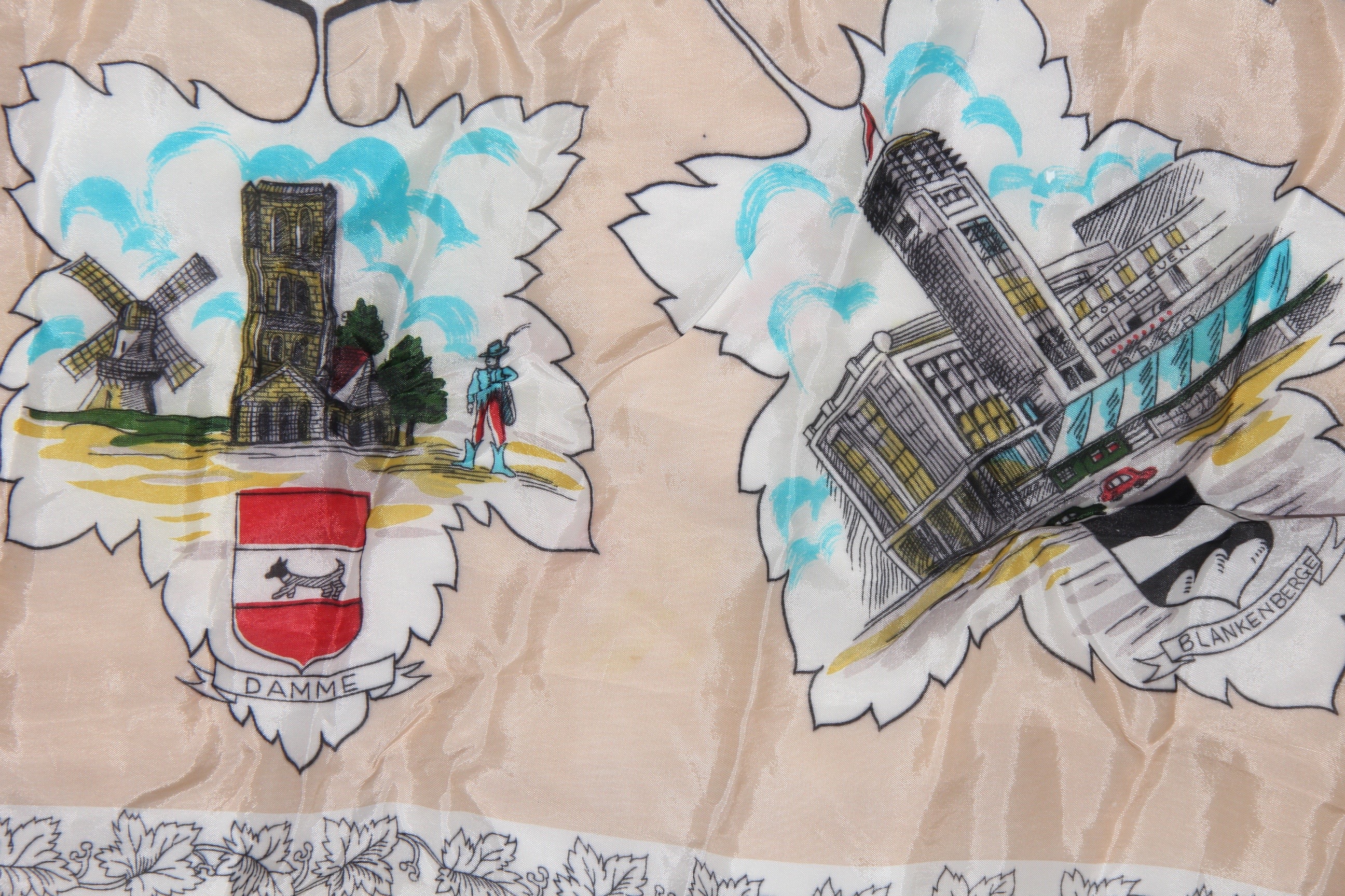 Silk Scarf Featuring Flemish Region of Belgium