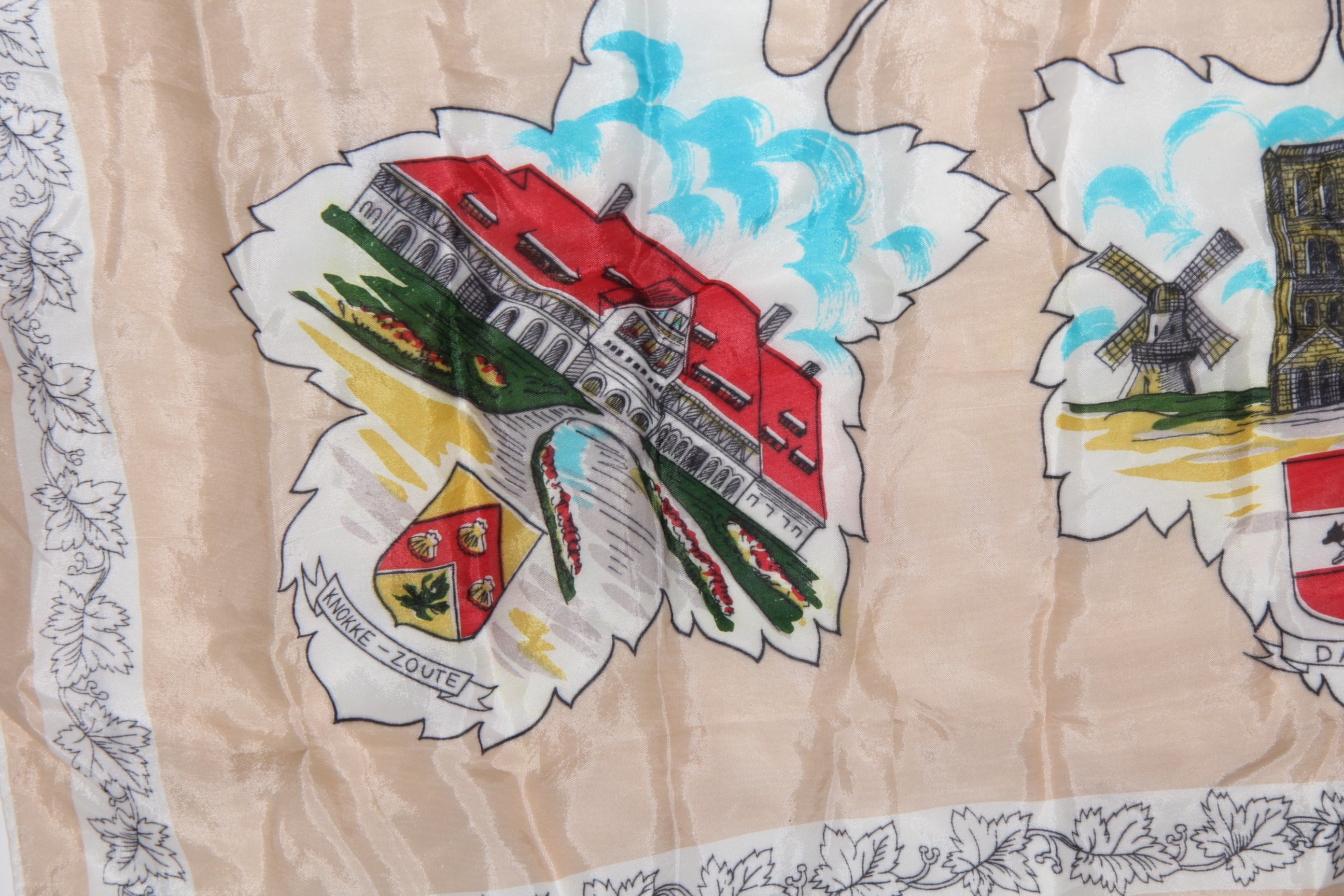 Silk Scarf Featuring Flemish Region of Belgium