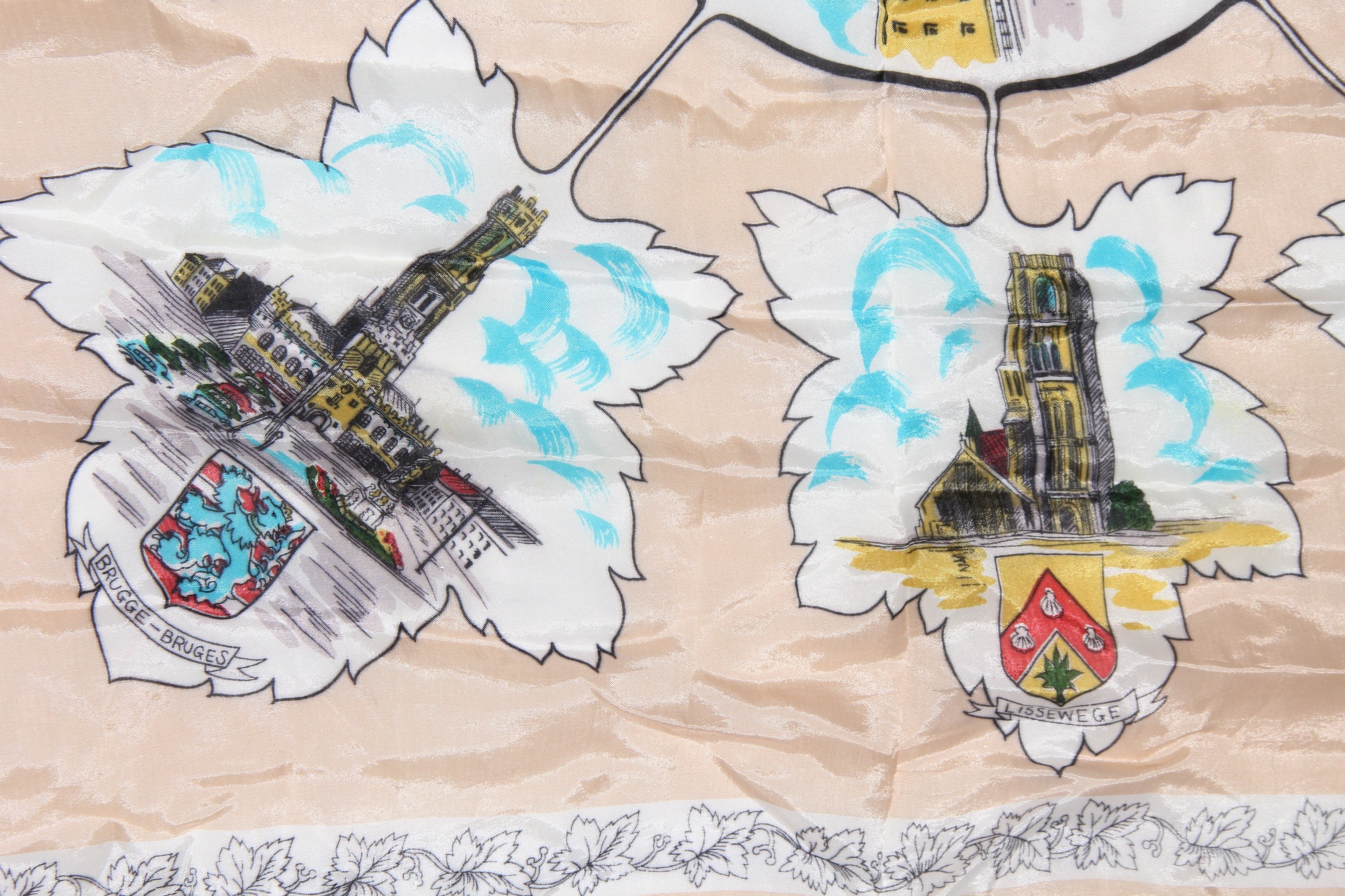 Silk Scarf Featuring Flemish Region of Belgium