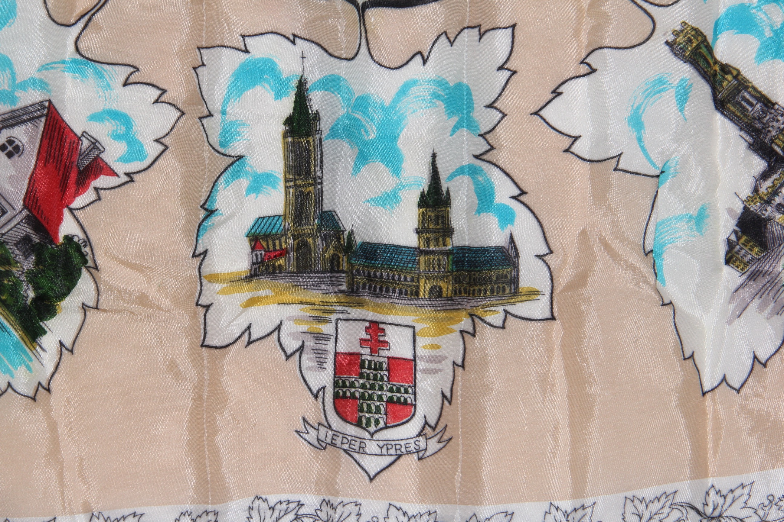 Silk Scarf Featuring Flemish Region of Belgium