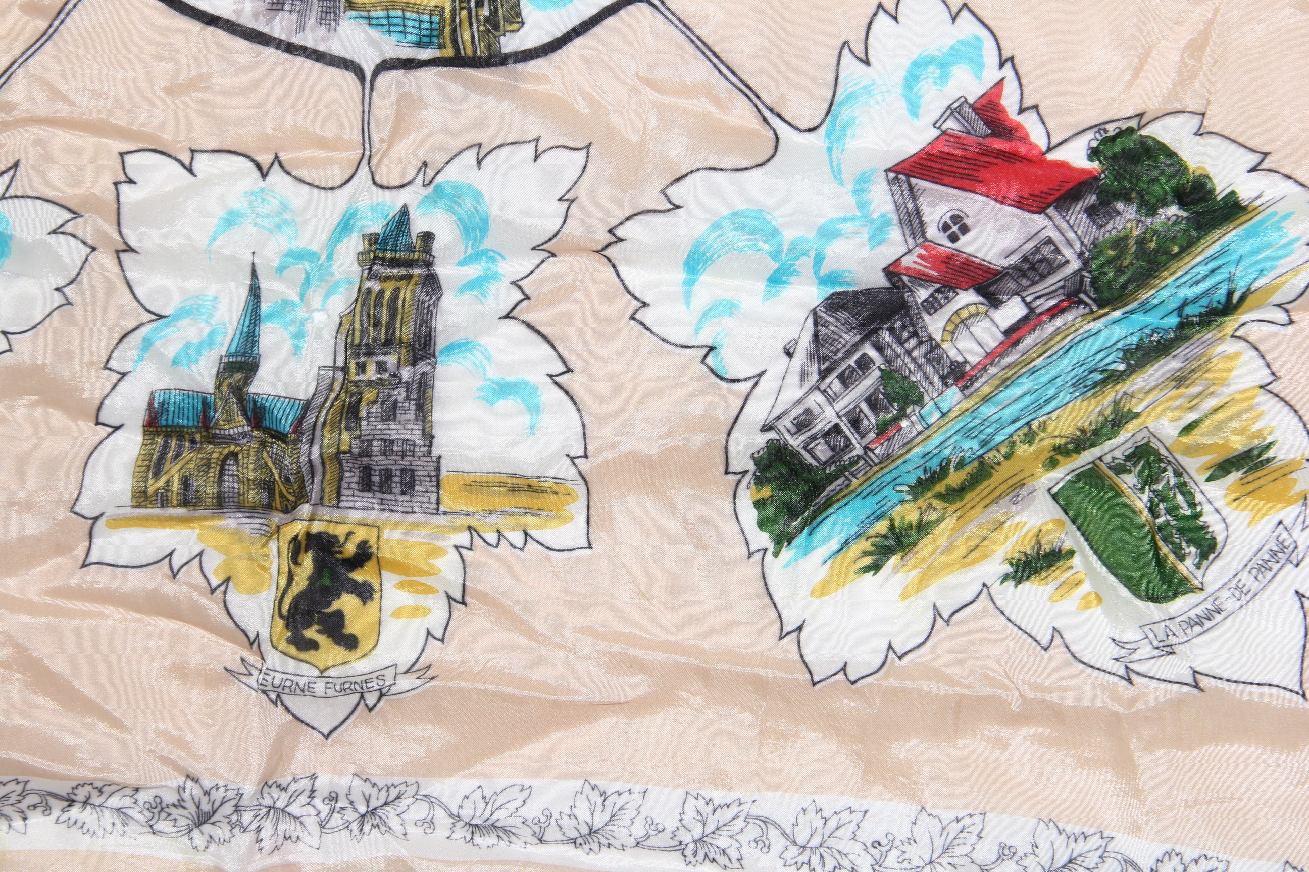 Silk Scarf Featuring Flemish Region of Belgium