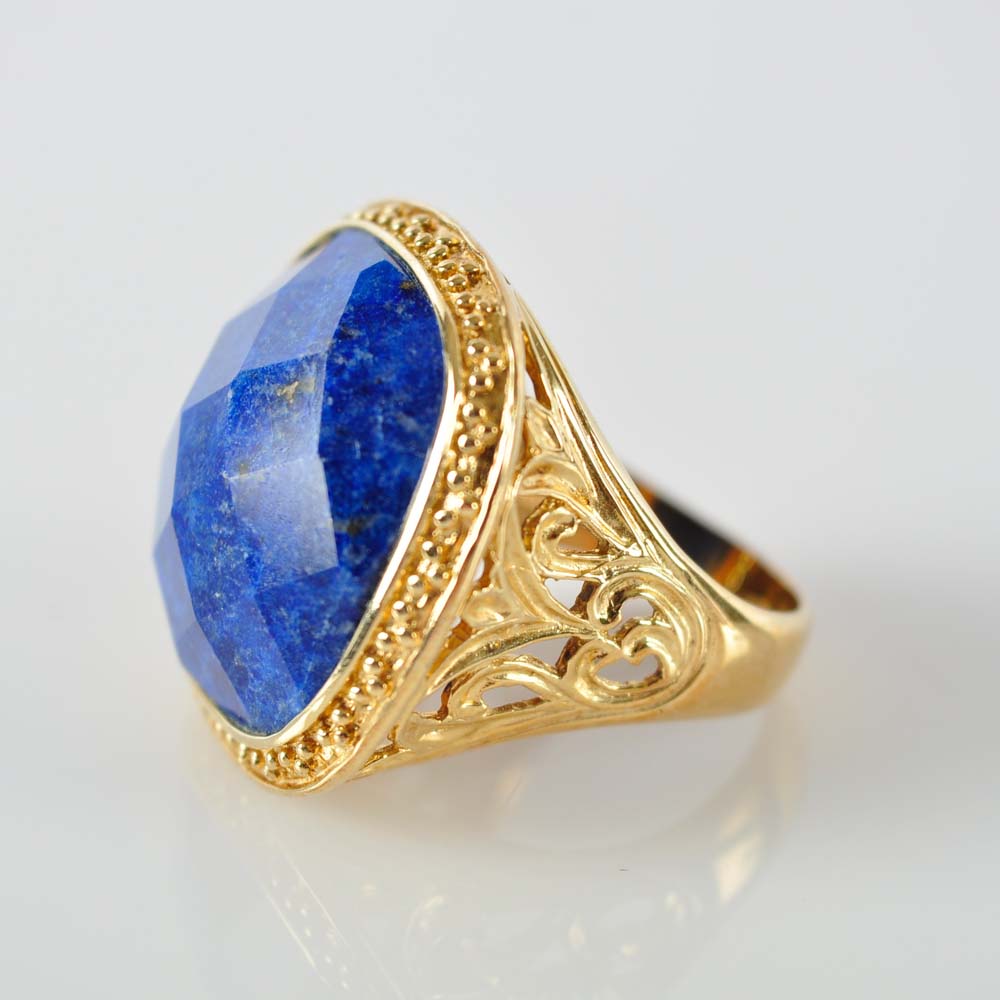 Sterling and Lapis Lazuli Ring