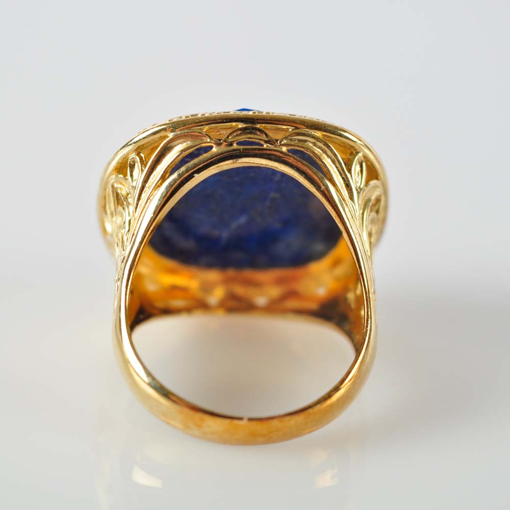 Sterling and Lapis Lazuli Ring