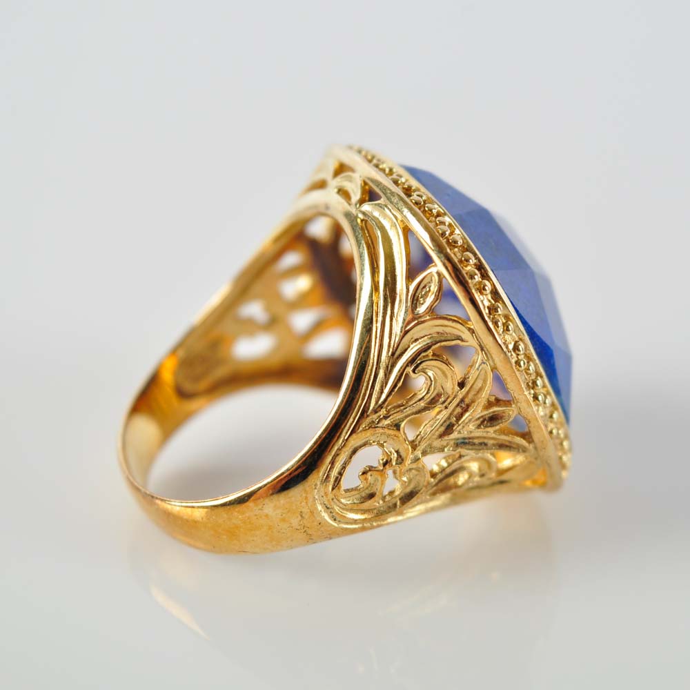 Sterling and Lapis Lazuli Ring