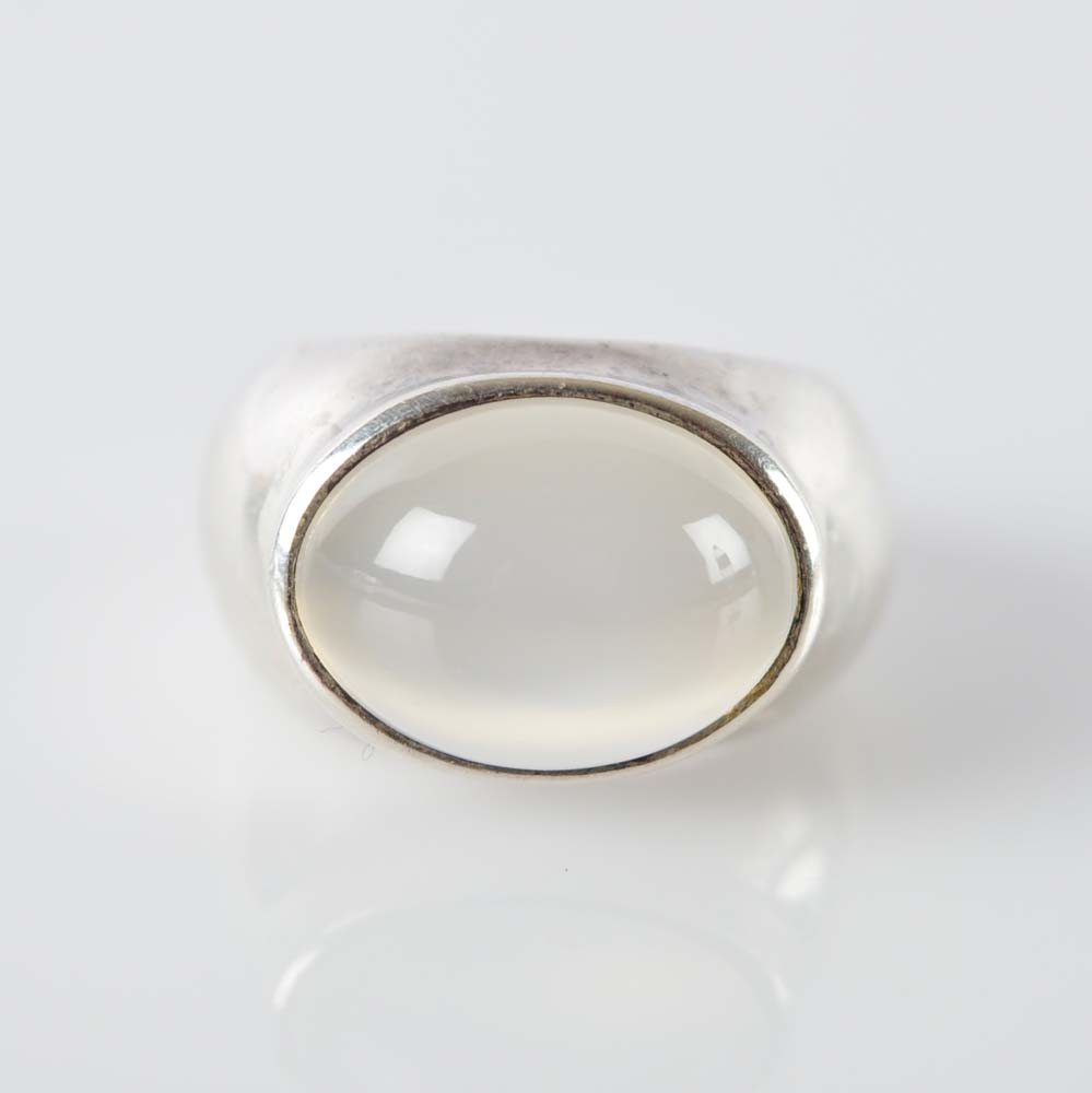 Sterling Silver Moonstone Ring