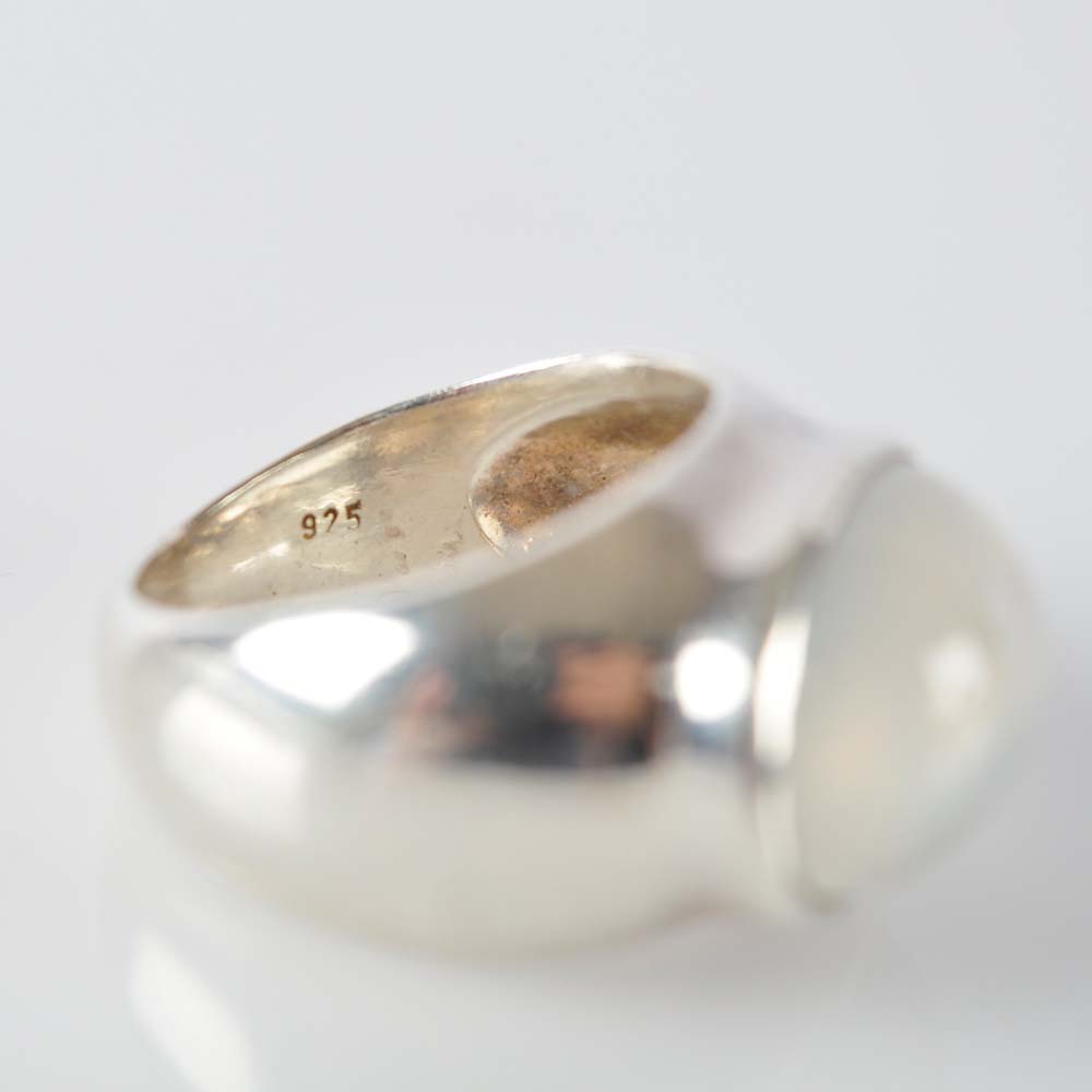 Sterling Silver Moonstone Ring