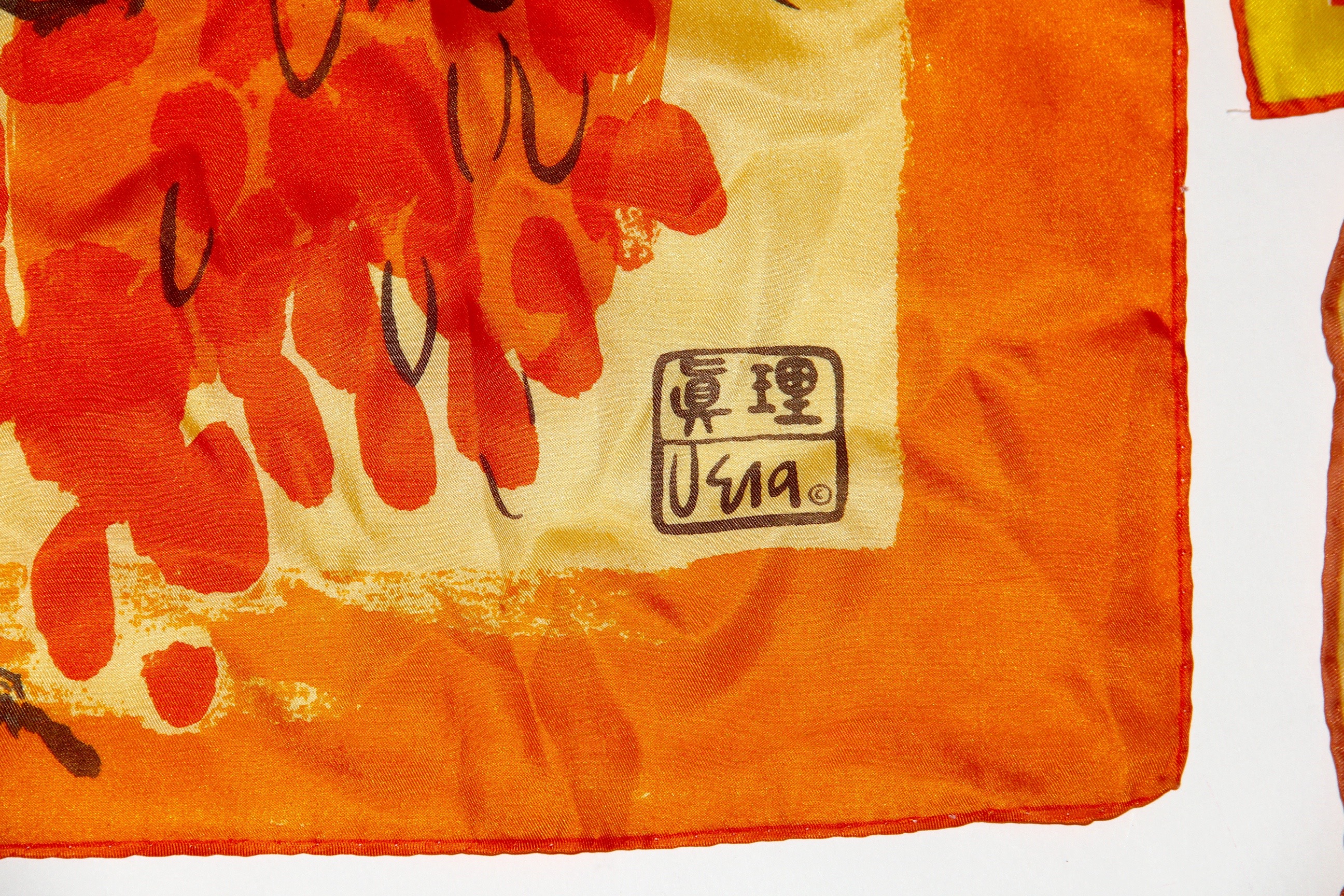 Assortment of Vintage 1980s Vera Scarves