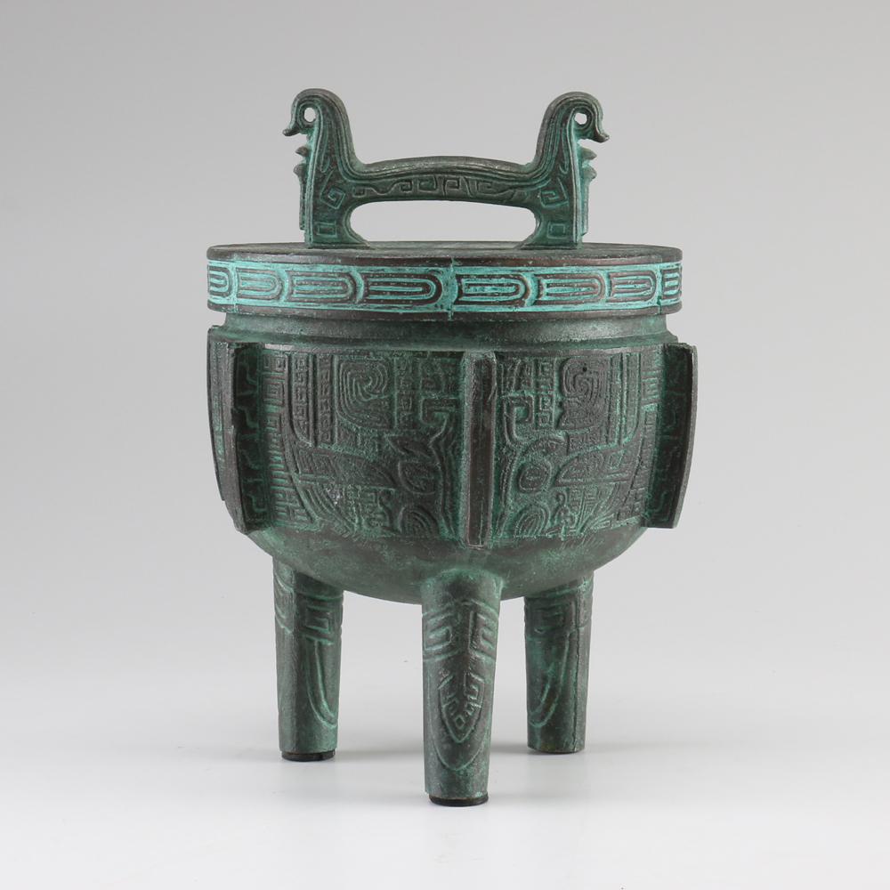 Ice Bucket in the Shape of an Archaic Chinese Bronze