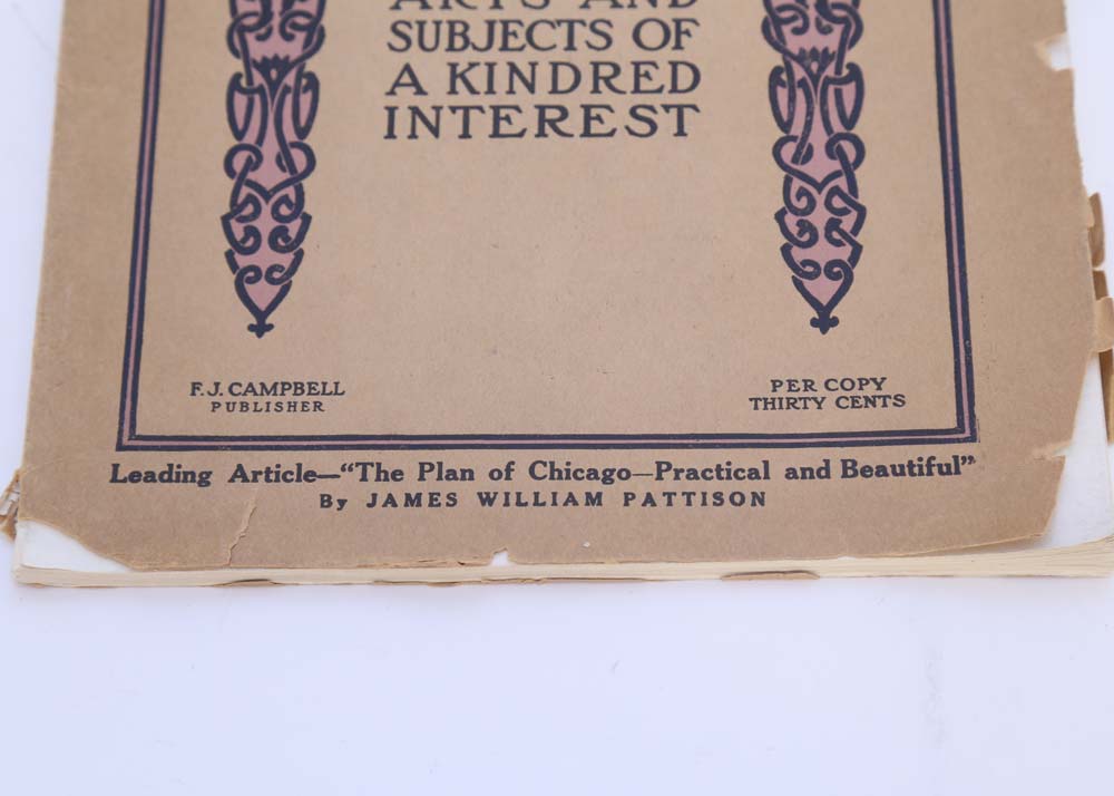 Antique "Fine Arts Journal" from October 1910