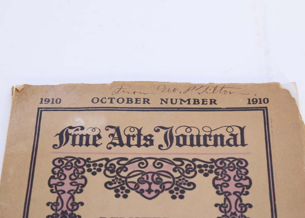 Antique "Fine Arts Journal" from October 1910