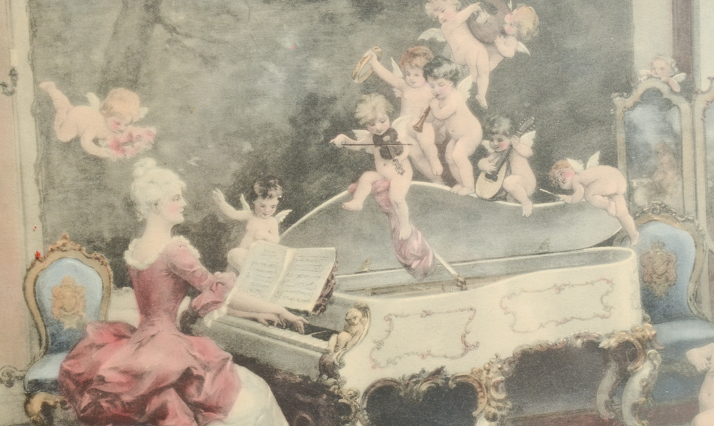 Pair of Antique Prints in Frames