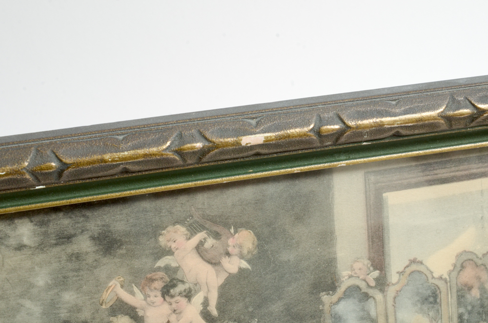 Pair of Antique Prints in Frames