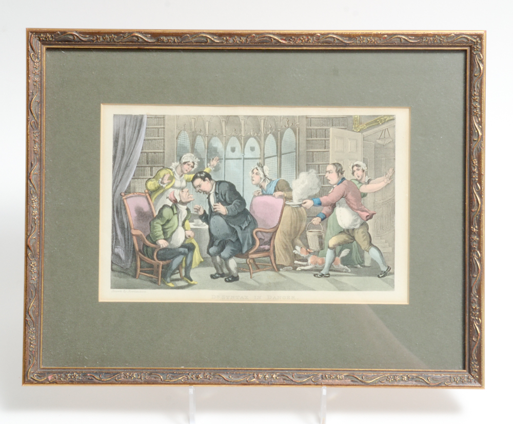 Pair of Antique Prints in Frames