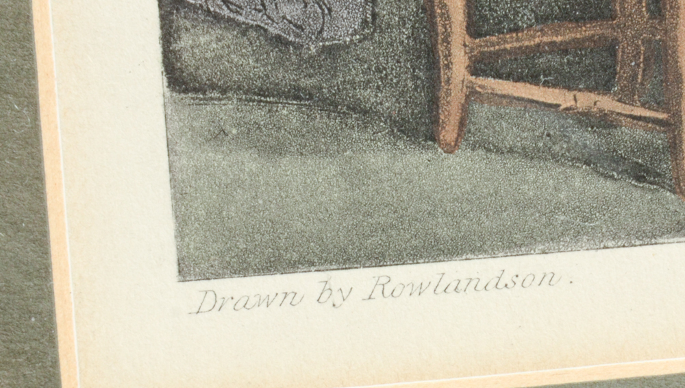 Pair of Antique Prints in Frames