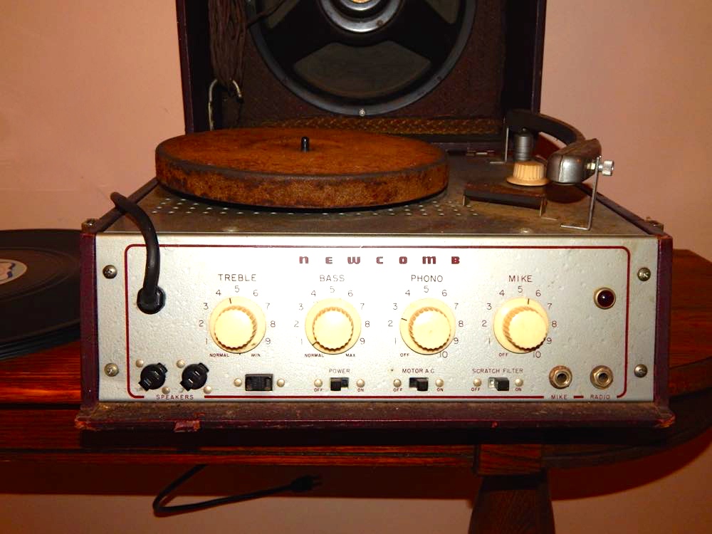 Vintage Newcomb Record Player