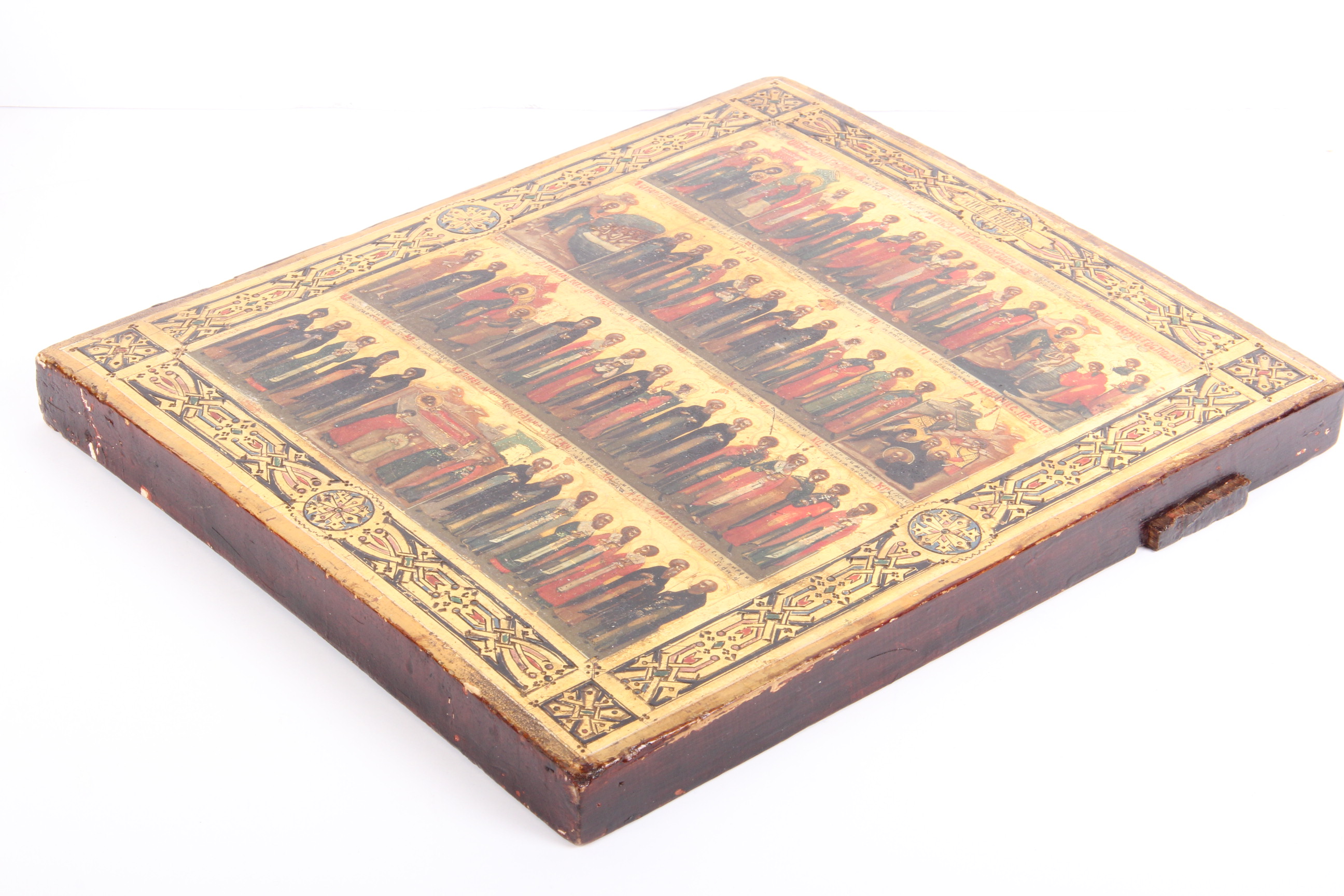 Hand Painted Religous Icon on Board