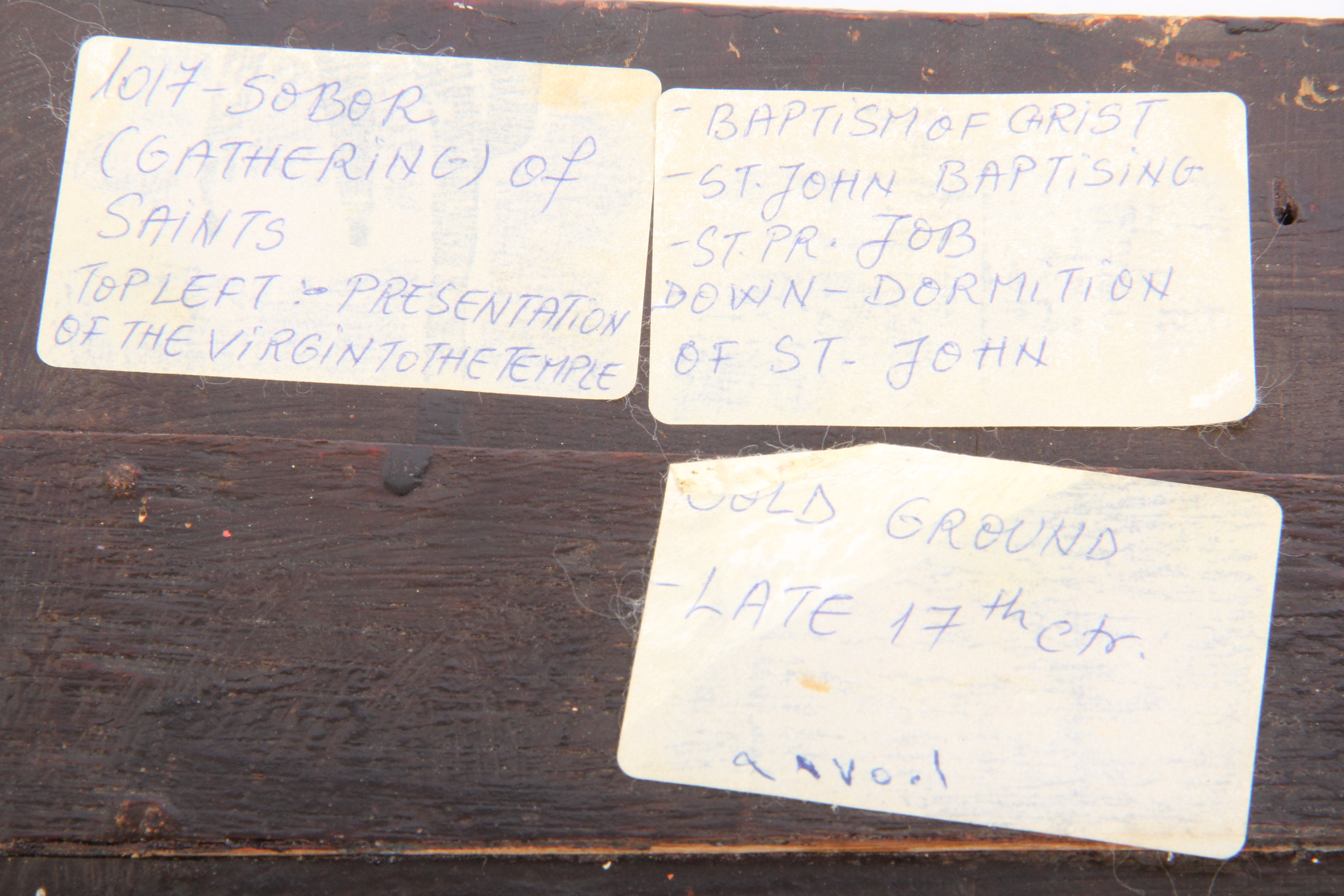 Hand Painted Religous Icon on Board