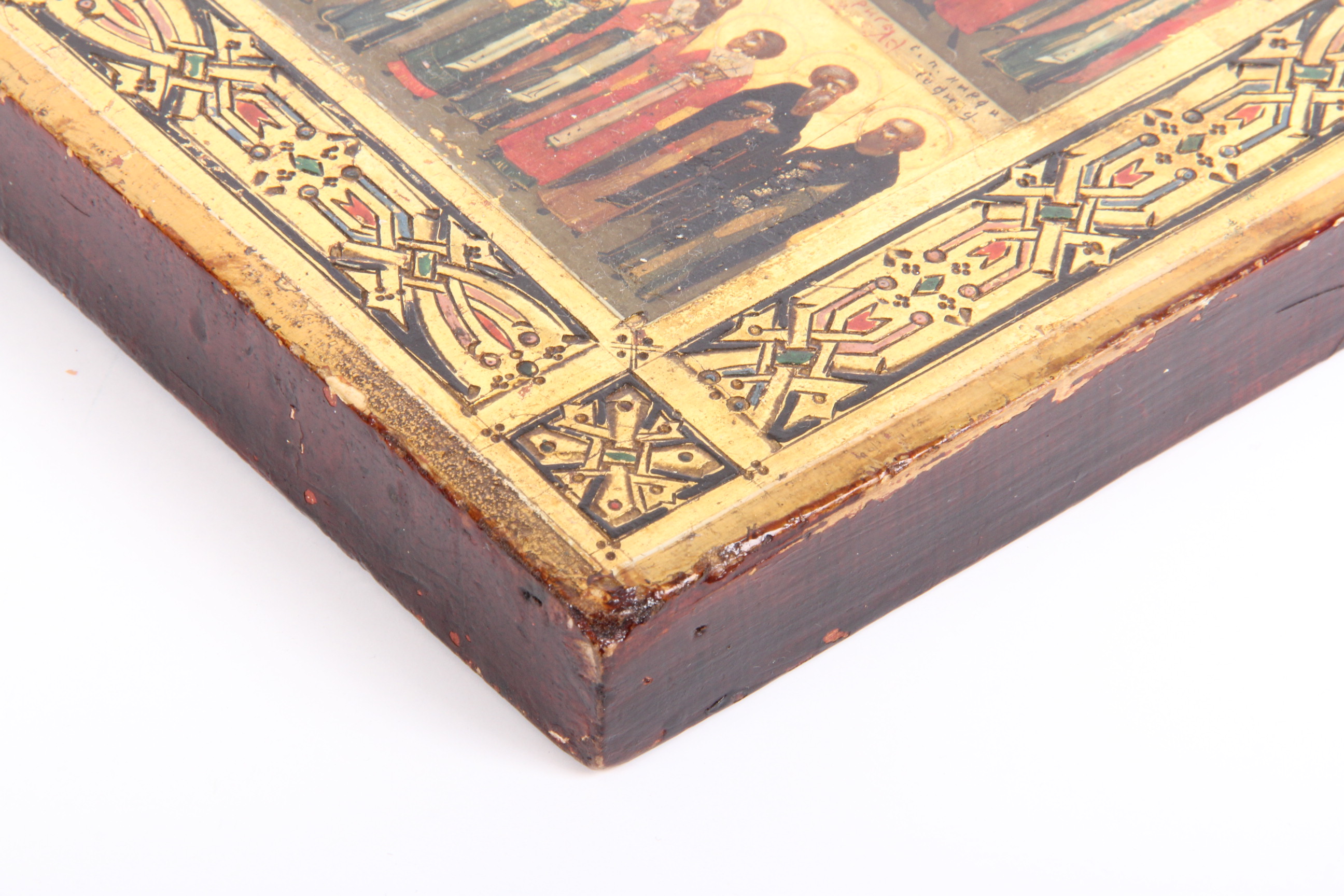 Hand Painted Religous Icon on Board