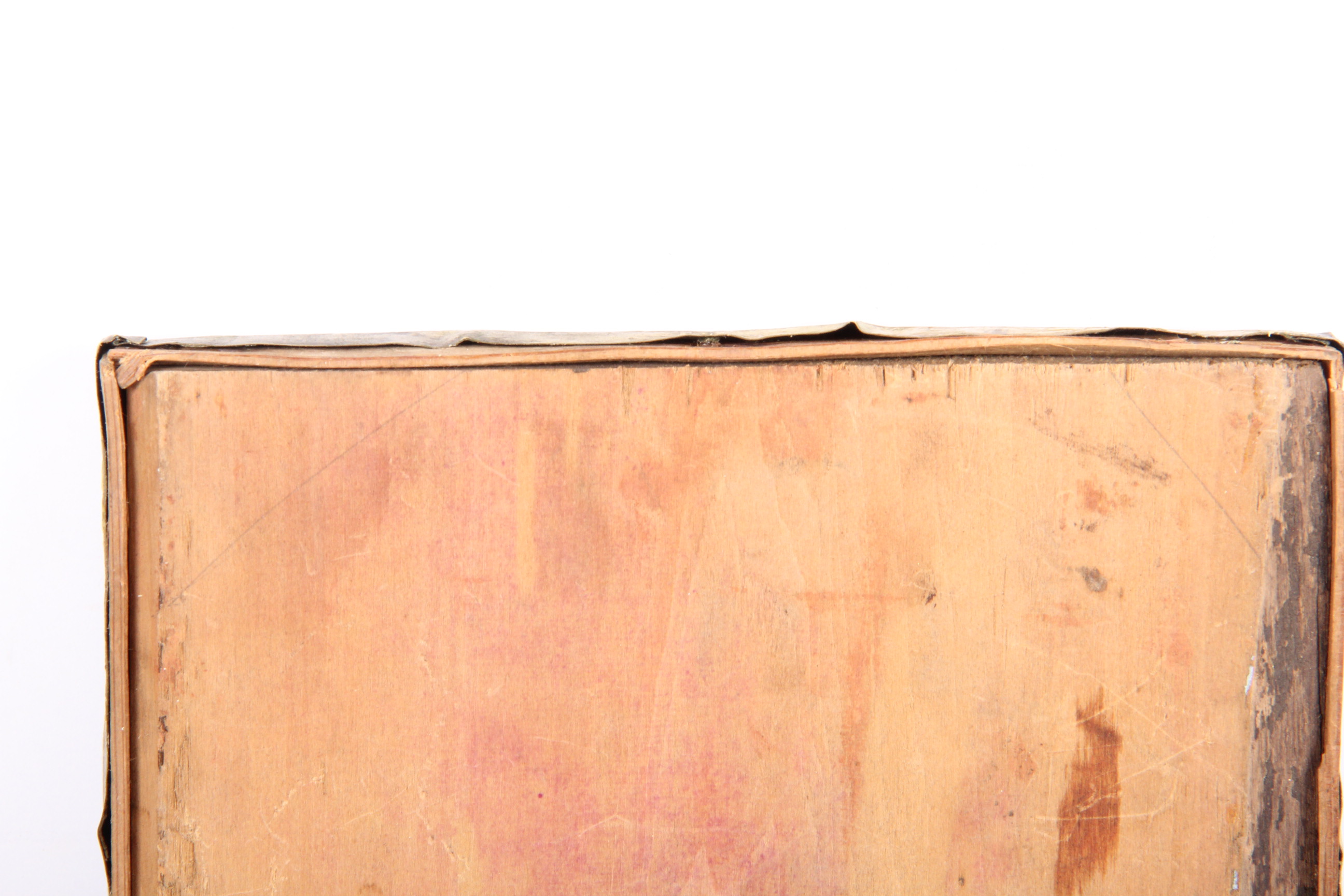 Antique Hand Painted Icon with Gold Tone Riza