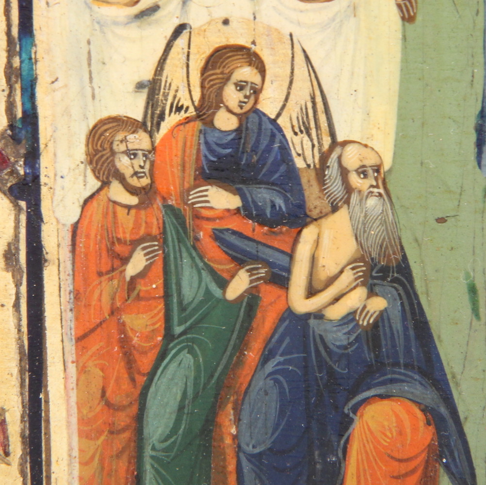 Handpainted Relgious Icon on Board