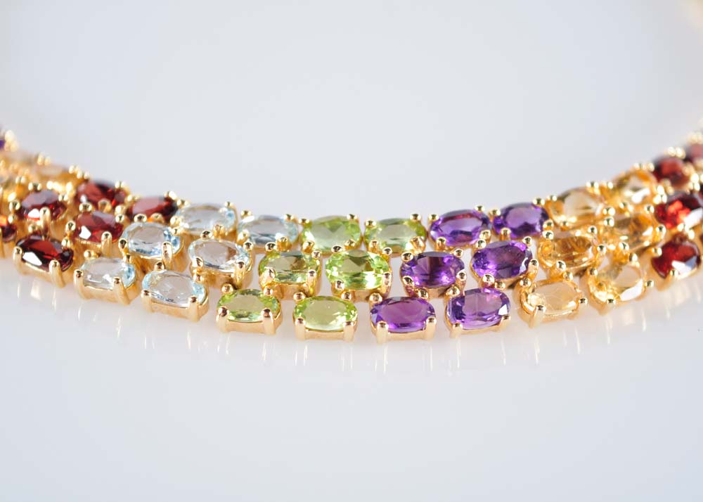 Multi-Gemstone Bracelet