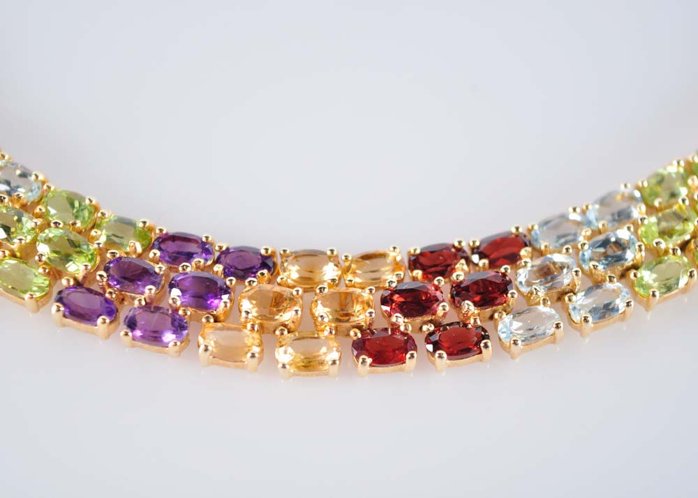 Multi-Gemstone Bracelet