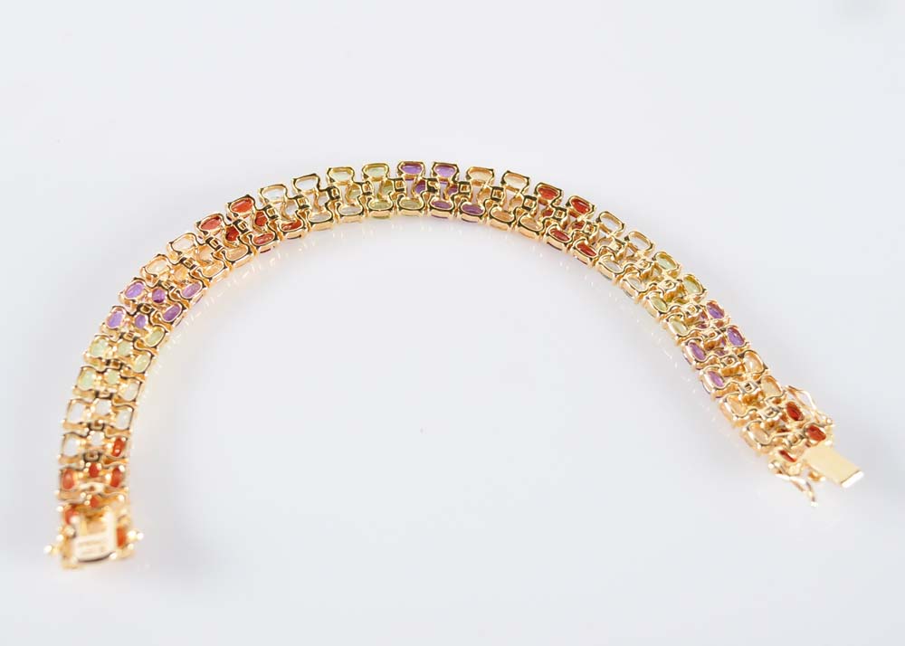 Multi-Gemstone Bracelet