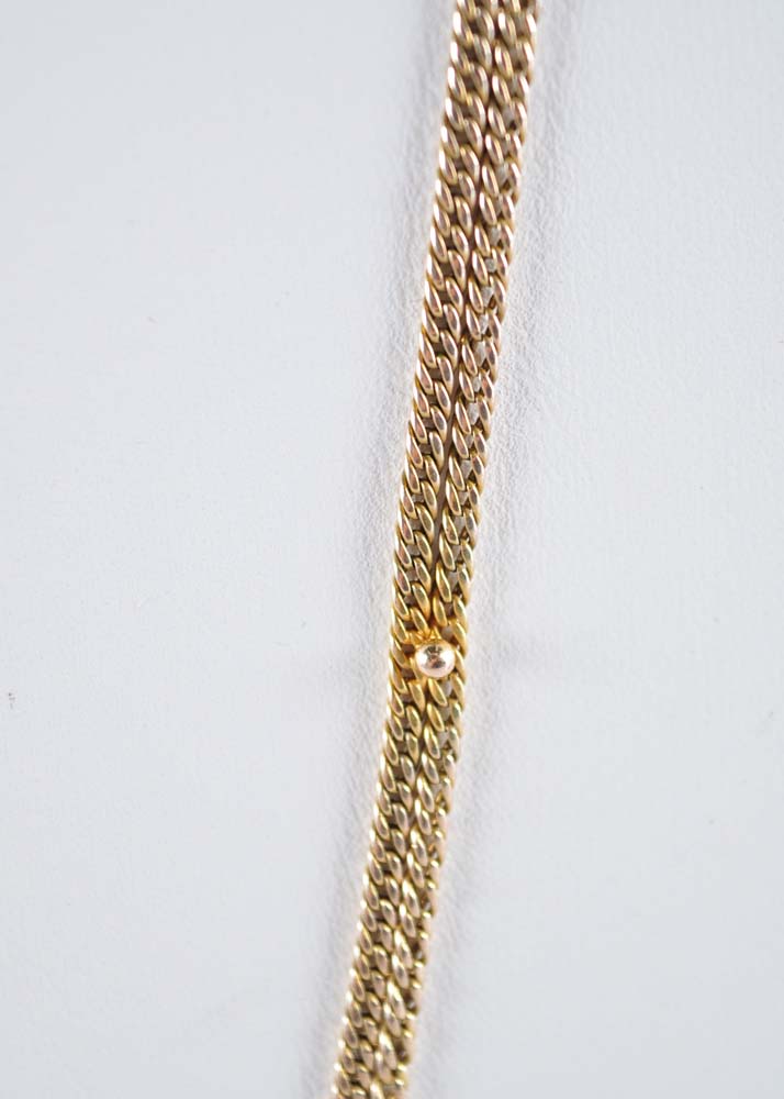 10K Brandt Custom Pendant on Double Chain