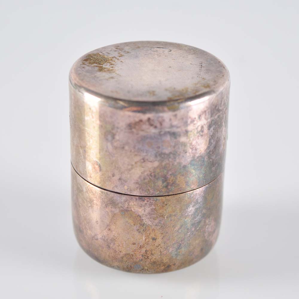 Sterling Silver Pill Case