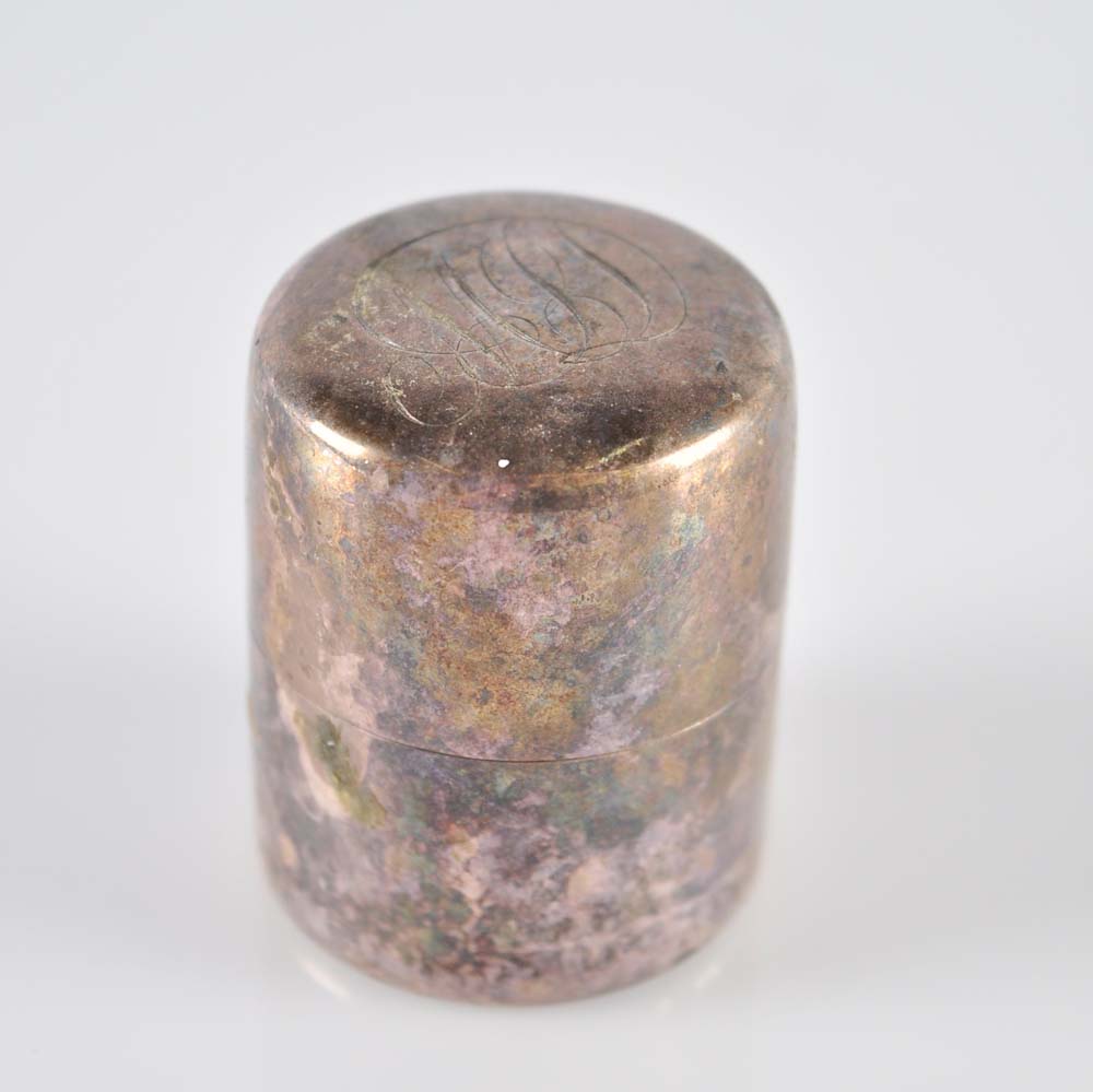 Sterling Silver Pill Case