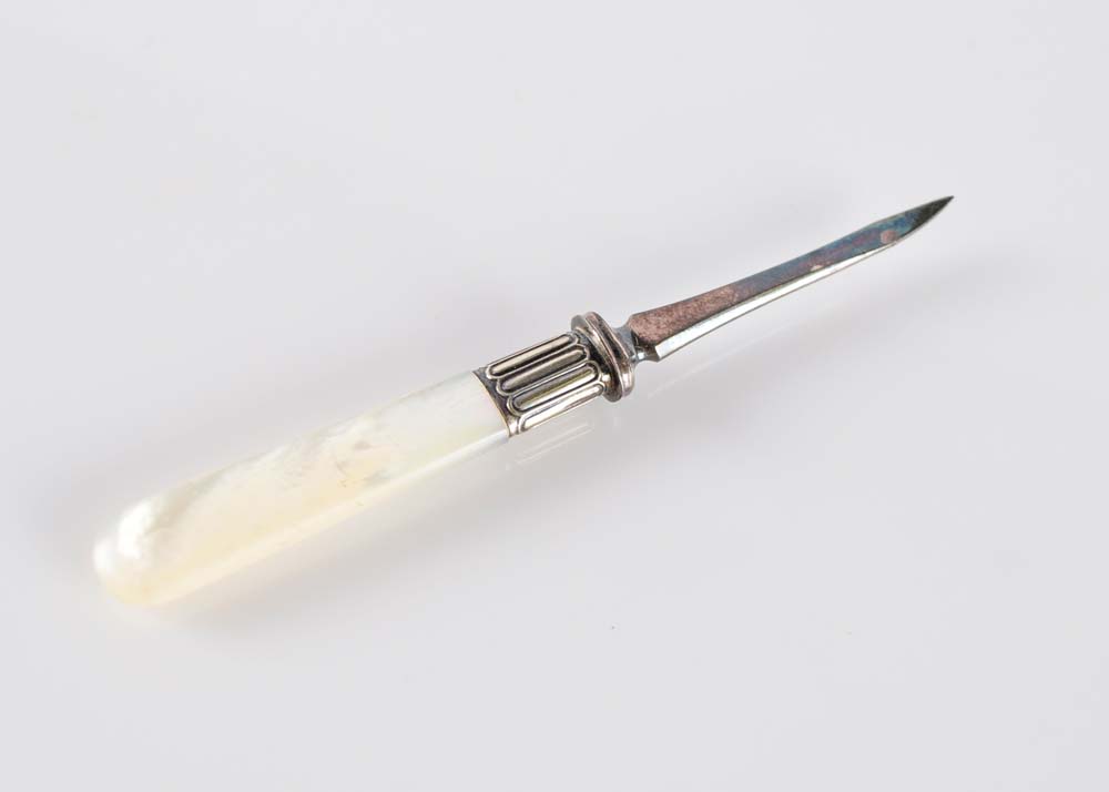 Sterling and Mother of Pearl Serving Pieces