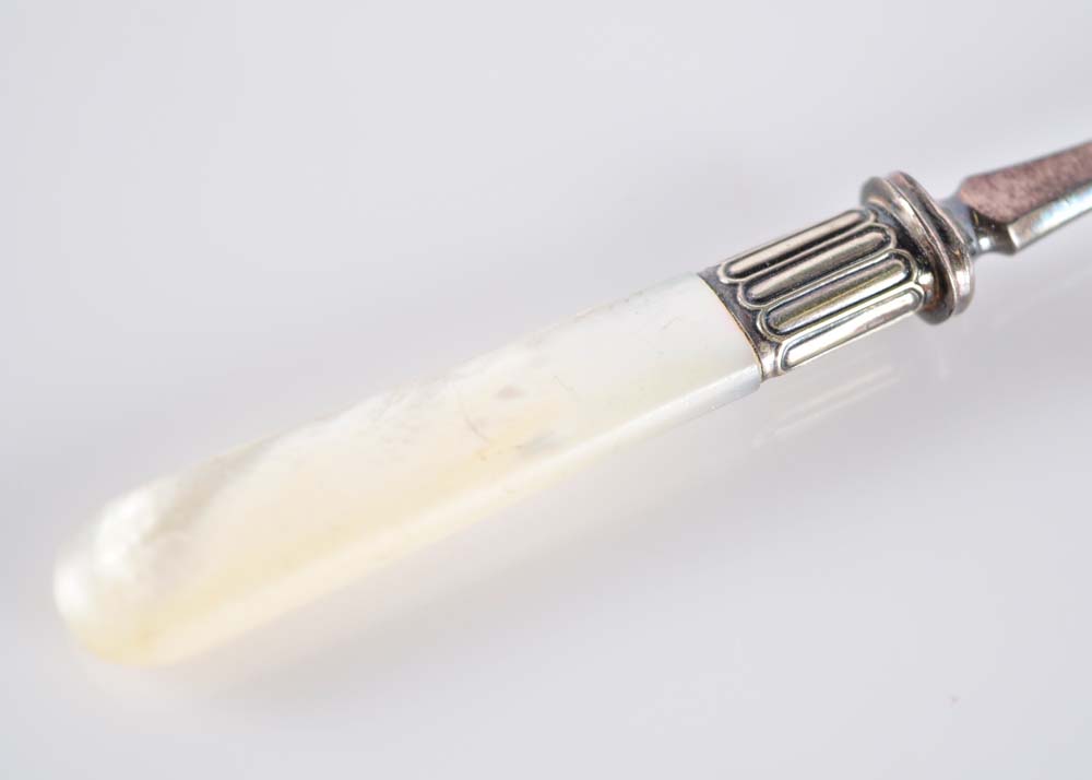 Sterling and Mother of Pearl Serving Pieces