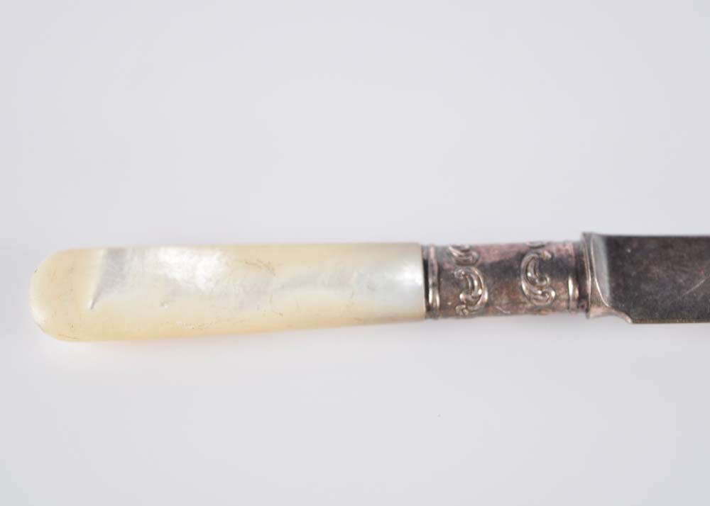 Sterling and Mother of Pearl Serving Pieces