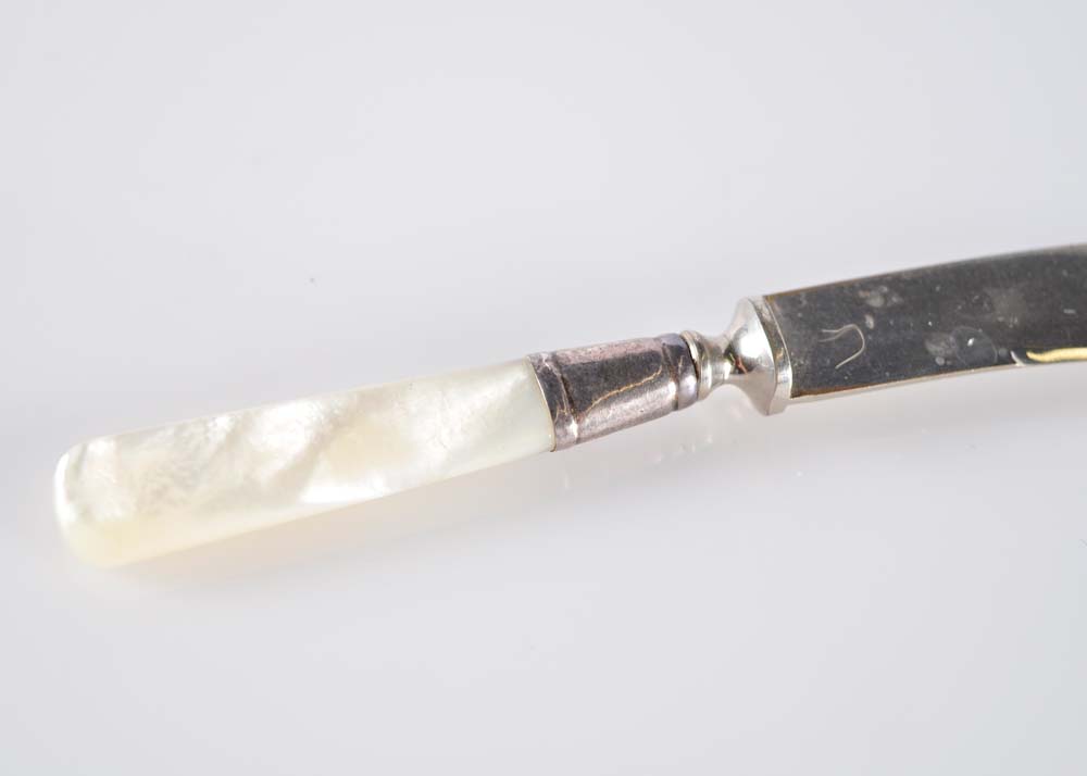 Sterling and Mother of Pearl Serving Pieces