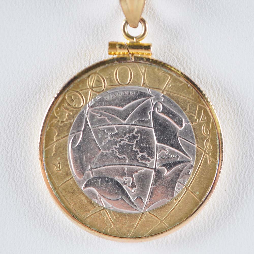 Italian Coin Necklace