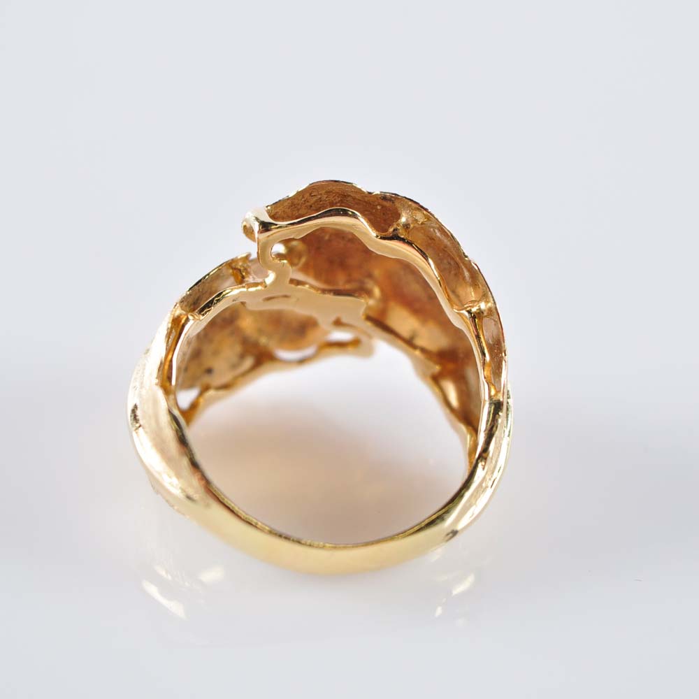 Gold Tone Laurel Leaf Jewelry