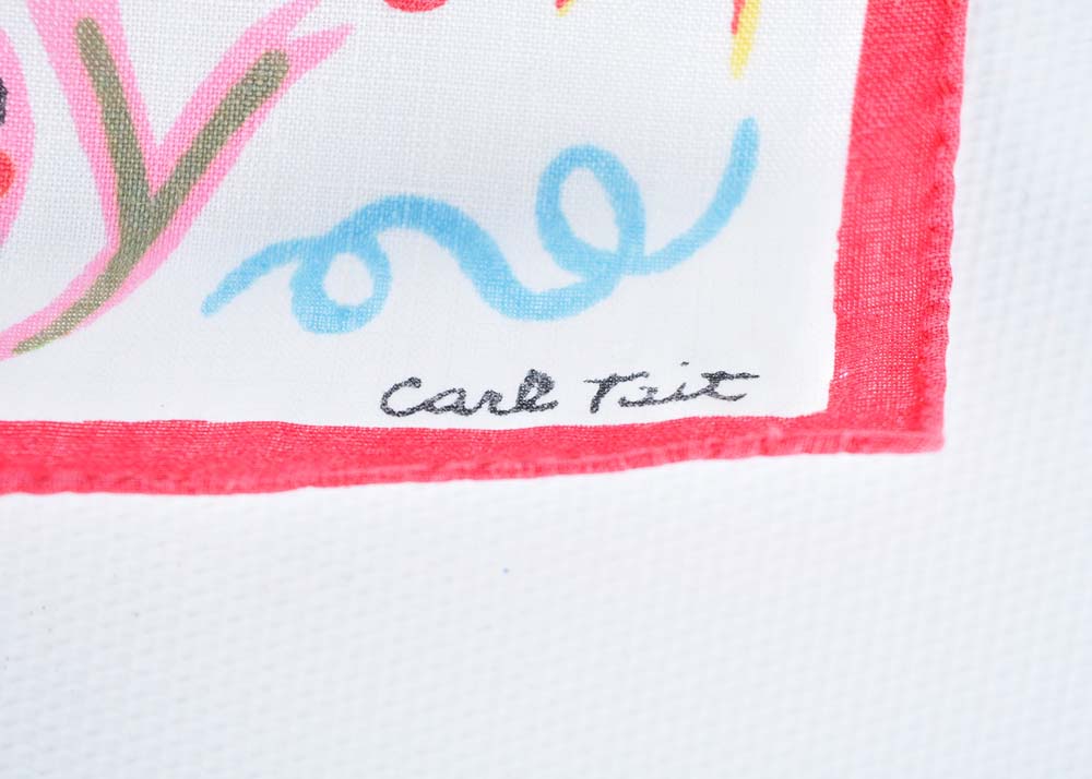 Carl Tait Vintage Proverb Linens